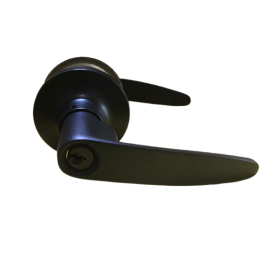 Nikawa Black Lever Lockset for Door