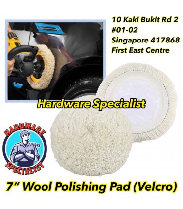 Hardware Specialist Car Polishing Velcro Wool Pad