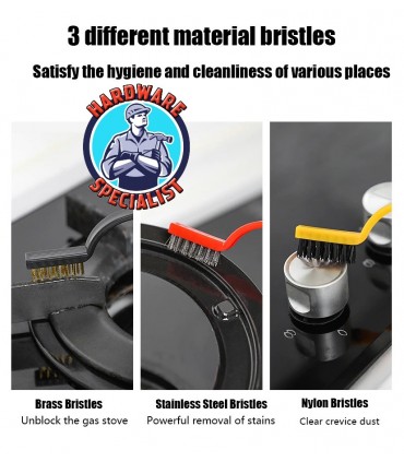 Hardware Specialist Wire Cleaning Brush - 3 Piece
