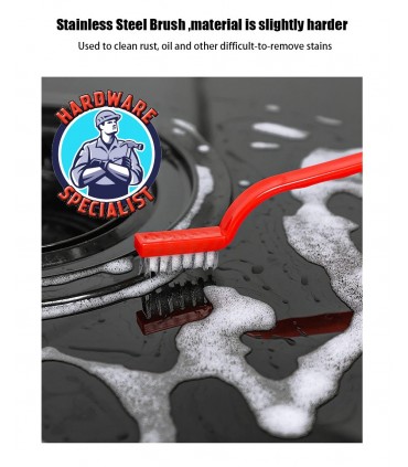 Hardware Specialist Wire Cleaning Brush - 3 Piece