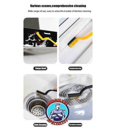 Hardware Specialist Wire Cleaning Brush - 3 Piece