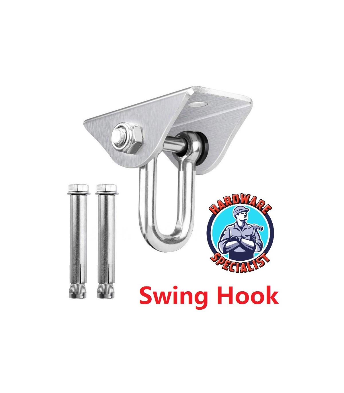 Stainless Steel 304 Ceiling Swing Hook