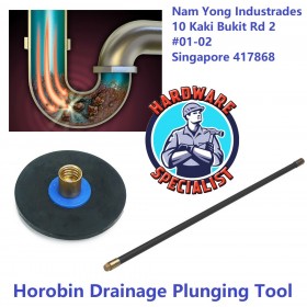 Hardware Specialist Horobin Drainage Rubber Plunger with Rod