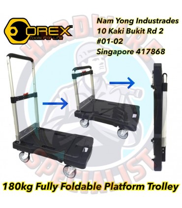 Orex 180kg Fully Foldable Platform Trolley