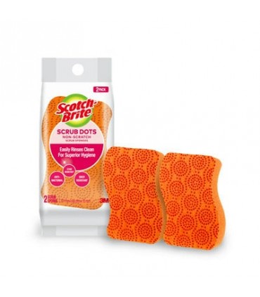3M Scotch-Brite Scrub Dots Non-Scratch Sponge