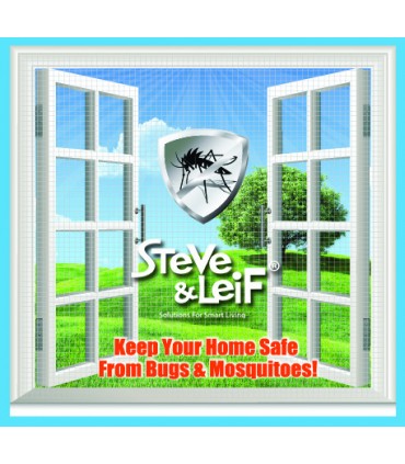 Steve & Leif Magnetic DIY Window Insect Screen