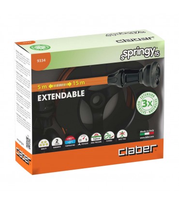 Claber Springy 15m Expanding Hose