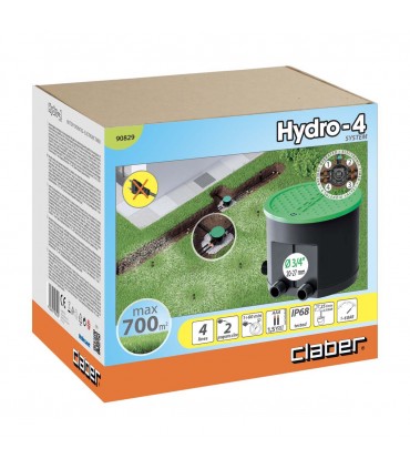 Claber Hydro-4 Programmable Irrigation Water Timer Unit