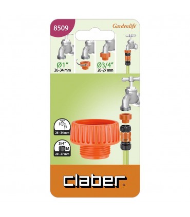 Claber 1" Female - 3/4" Male Tap Adapter