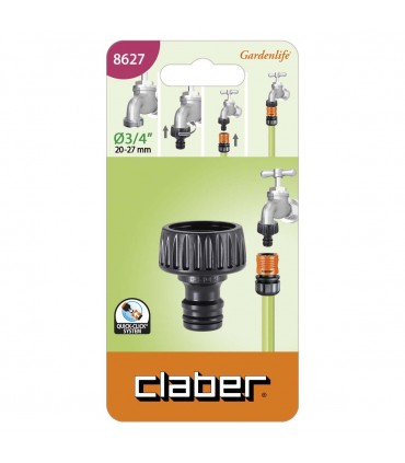 Claber 8627 3/4" Threaded Tap Connector