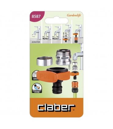 Claber 8587 3/4" Quick Fit Tap Connector