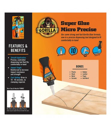 Gorilla Super Glue Micro Precise - 5.5g