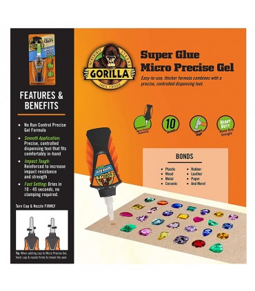 Gorilla Super Glue Micro Precise Gel - 5.5g