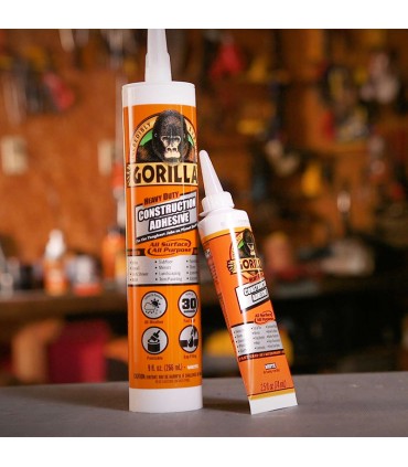 Gorilla Heavy Duty Construction Adhesive White - 266mL