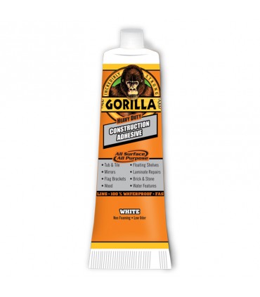Gorilla Heavy Duty Construction Adhesive White - 74mL