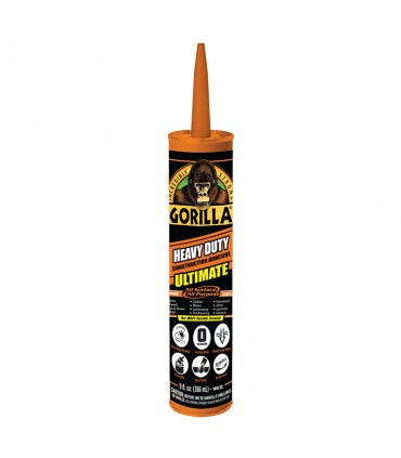 Gorilla Heavy Duty Ultimate Construction Adhesive White - 266mL