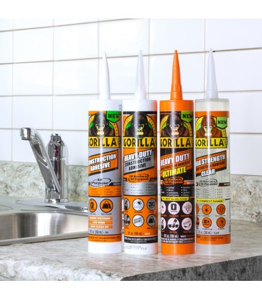 Gorilla Max Strength Construction Adhesive Clear - 266mL