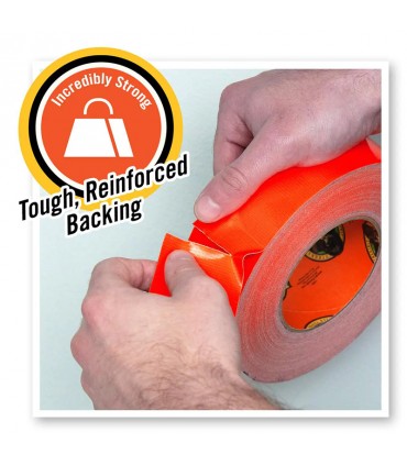 Gorilla High Visibility Blaze Orange Tape - 1.88 inch x 35 yards