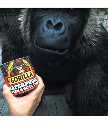 Gorilla Waterproof Patch & Seal Tape Black - 4 inch x 10 ft