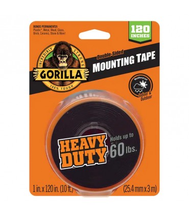 Gorilla Heavy Duty Black Mounting Tape