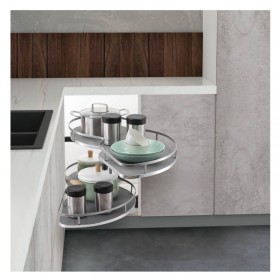 ecoWare Magic Corner Basket with Soft Closing Slide - 2 Basket