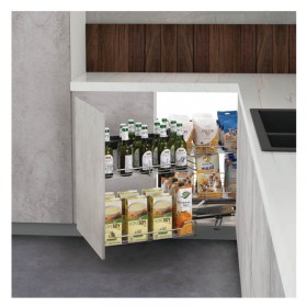 ecoWare Magic Corner Basket with Soft Closing Slide - 4 Basket