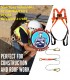 Safety Full Body Harness With Energy Absorber Double Hook Rope Lanyard SS528 APPROVED