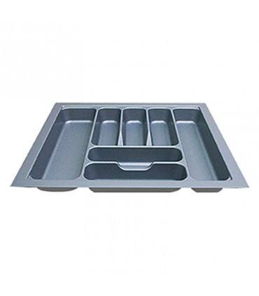 ecoWare Kitchen ABS Cutlery Tray - Grey