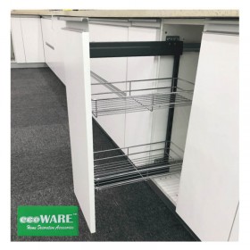 ecoWare Platinum Side Pull Out Basket with Undermount Slide