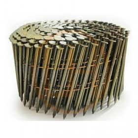 Bret 65 x 2.5 mm Diamond Point Coil Nails - 9000 Piece | FC65V5