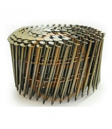 Bret 65 x 2.5 mm Diamond Point Coil Nails - 9000 Piece | FC65V5