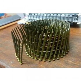 Bret 45 x 2.1 mm Diamond Point Coil Nails - 14000 Piece | FC45V1