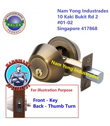 Nelon D101 High Security Single Cylinder Deadbolt Lock