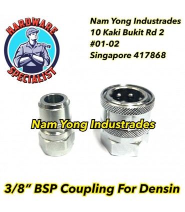 3/8" High Pressure Washer Quick Click Coupling For Densin Machine