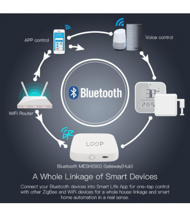 Loop Tuya Wireless Bluetooth Smart Gateway Works with Alexa/Google
