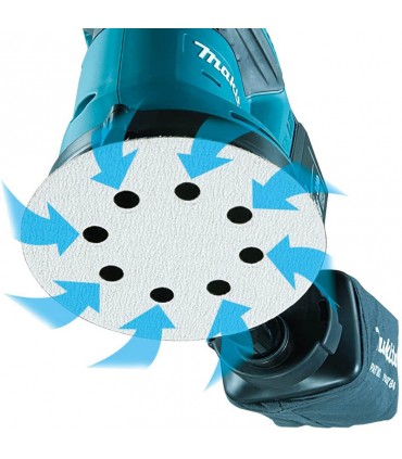 Makita 18V Cordless 125mm Random Orbital Sander - Bare Unit