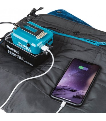 Makita 18V Lithiumâ€‘Ion Cordless Heated Blanket - Blanket Only
