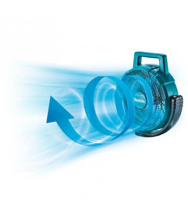 Makita 18V LXT 235mm Jobsite Auto-Swing Fan - Bare Unit
