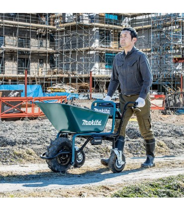 Makita 18V Lithium-Ion Brushless Bucket Wheel Barrow - Bare Unit