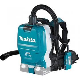 Makita 36V (2 x 18V) AWS Cordless Backpack Vacuum Cleaner - Bare Unit