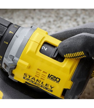 Stanley 20V Brushless 60 Nm Cordless Hammer Drill Driver - Bare Unit