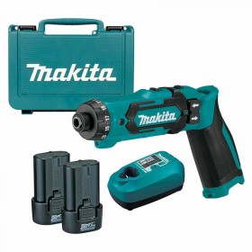 Makita 2 x 7.2V Lithium-Ion 5mm Cordless Driver Drill Kit