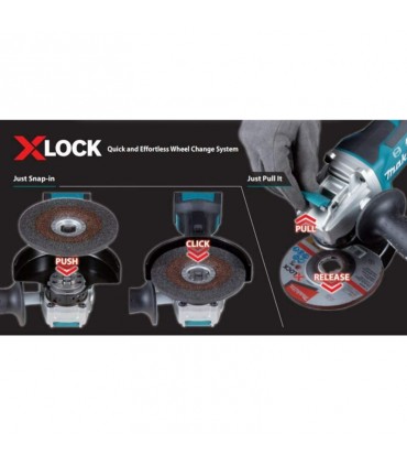 Makita 18V Brushless 115mm LXT Cordless Angle Grinder - Bare Unit