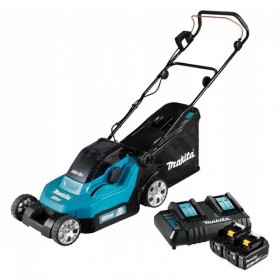 Makita 2 x 18V Lithium-Ion 3.0 Ah Cordless Lawn Mower Kit