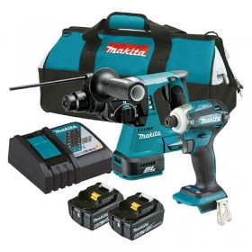 Cordless Combo Kit (Rotary Hammer + Impact Driver)