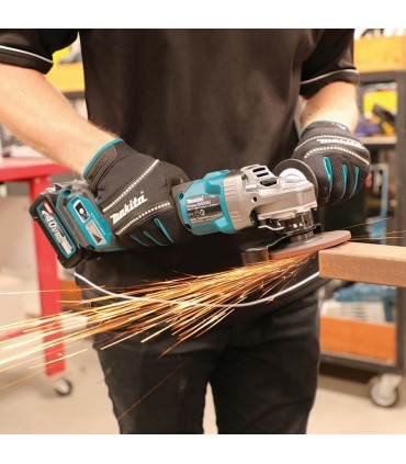 Makita 40V Max AWS 125mm Cordless Angle Grinder - Bare Unit
