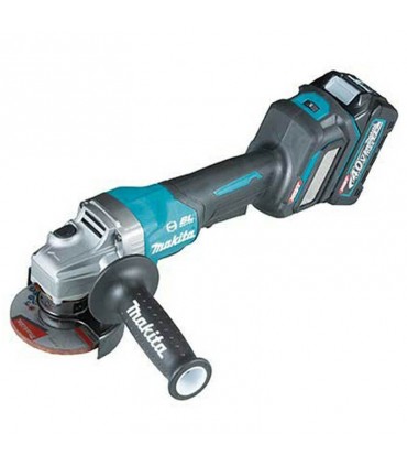 Makita 40V Max Lithium-Ion 2.5 Ah AWS 100mm Cordless Angle Grinder Kit