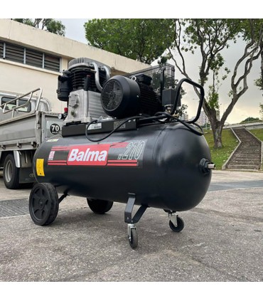 Balma 160 PSI Double Stage 10 HP Portable Air Compressor