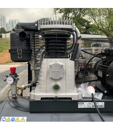 Balma 160 PSI Double Stage 10 HP Portable Air Compressor