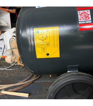 Balma 160 PSI Horizontal 5.5 HP Portable Air Compressor